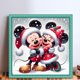 thumbnail image 2 of Hilo Algodón Ecológico Bordado Punto Cruz Impreso Mickey Minnie 11CT 40x40cm, 2 of 9
