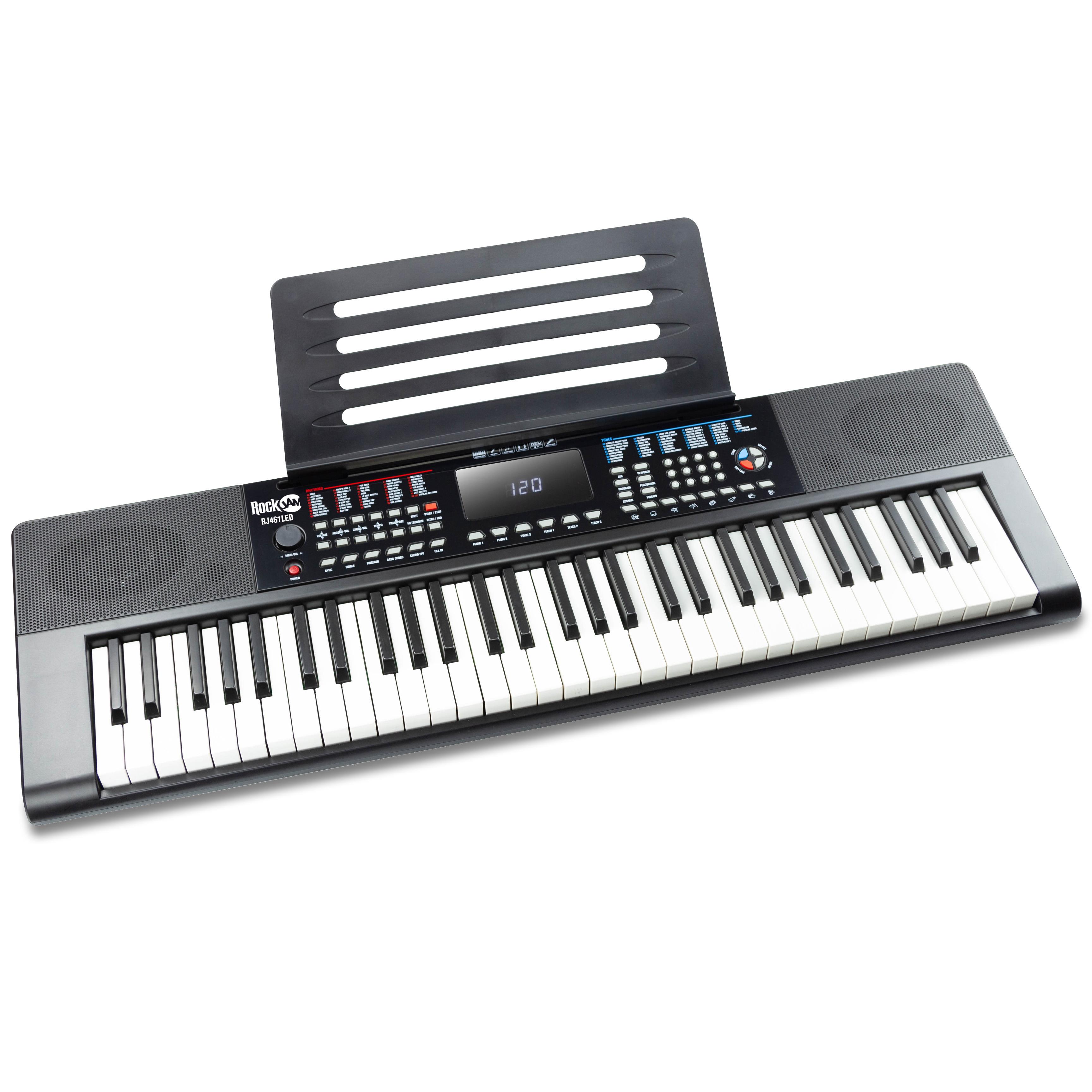 RockJam 61-Key Keyboard Piano with LED Light-Up Keys photo 6
