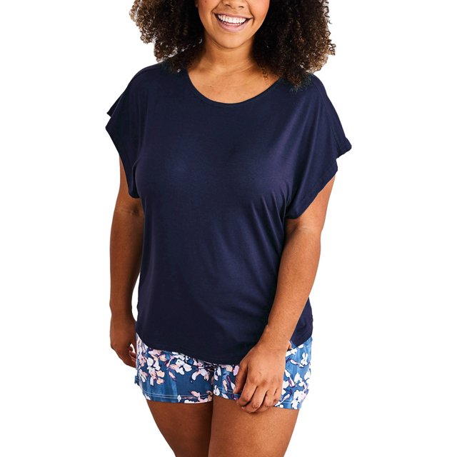 Bwiyojiz Mode Tailles P-TTG Débardeur de Maternité Décontracté pour Femme Sans Manches d'Été Uni à Col Rond, Bleu