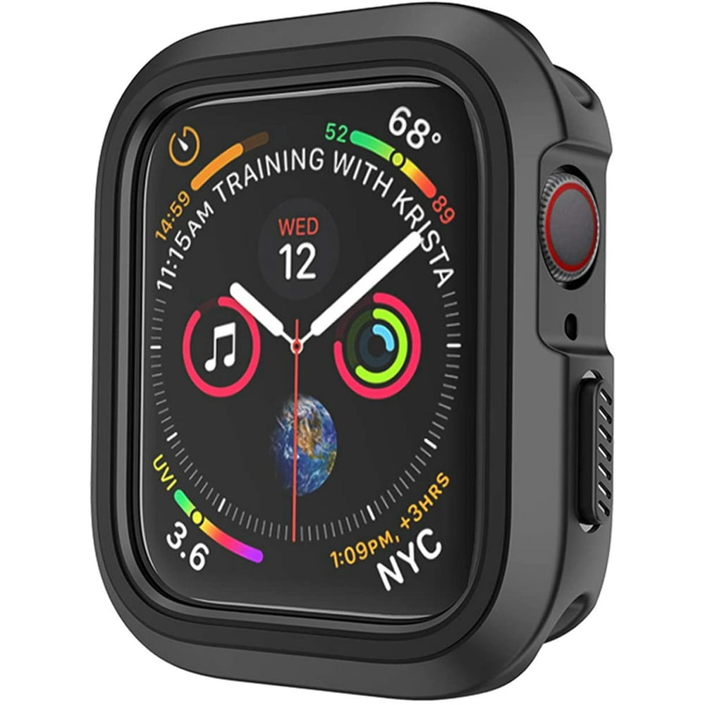 Compatible with Apple Watch Case 38mm 42mm 40mm 44mm, Soft Silicone Shockproof and Shatter