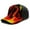 Black-1, variant on Adjustable Baseball Cap, Spliced Print Trucker Hat for Men & Women, Breathable Cotton Blend, Flame