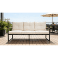 thumbnail image 2 of Leumius Outdoor Patio Sofa,Metal 3-Seat Couch with Thick Cushions,Patio Conversation Sofa Couch for Deck Garden Poolside,Beige, 2 of 6