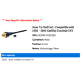 thumbnail image 2 of Inner Tie Rod End - Compatible with 2002 - 2006 Cadillac Escalade EXT 2003 2004 2005, 2 of 2