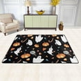thumbnail image 2 of SKYSONIC 72x48in Cute Ghosts Pumpkins Area Rug, Halloween Theme Non-Slip Floor Carpet for Indoor Living Dining Room and Bedroom Area, 2 of 7