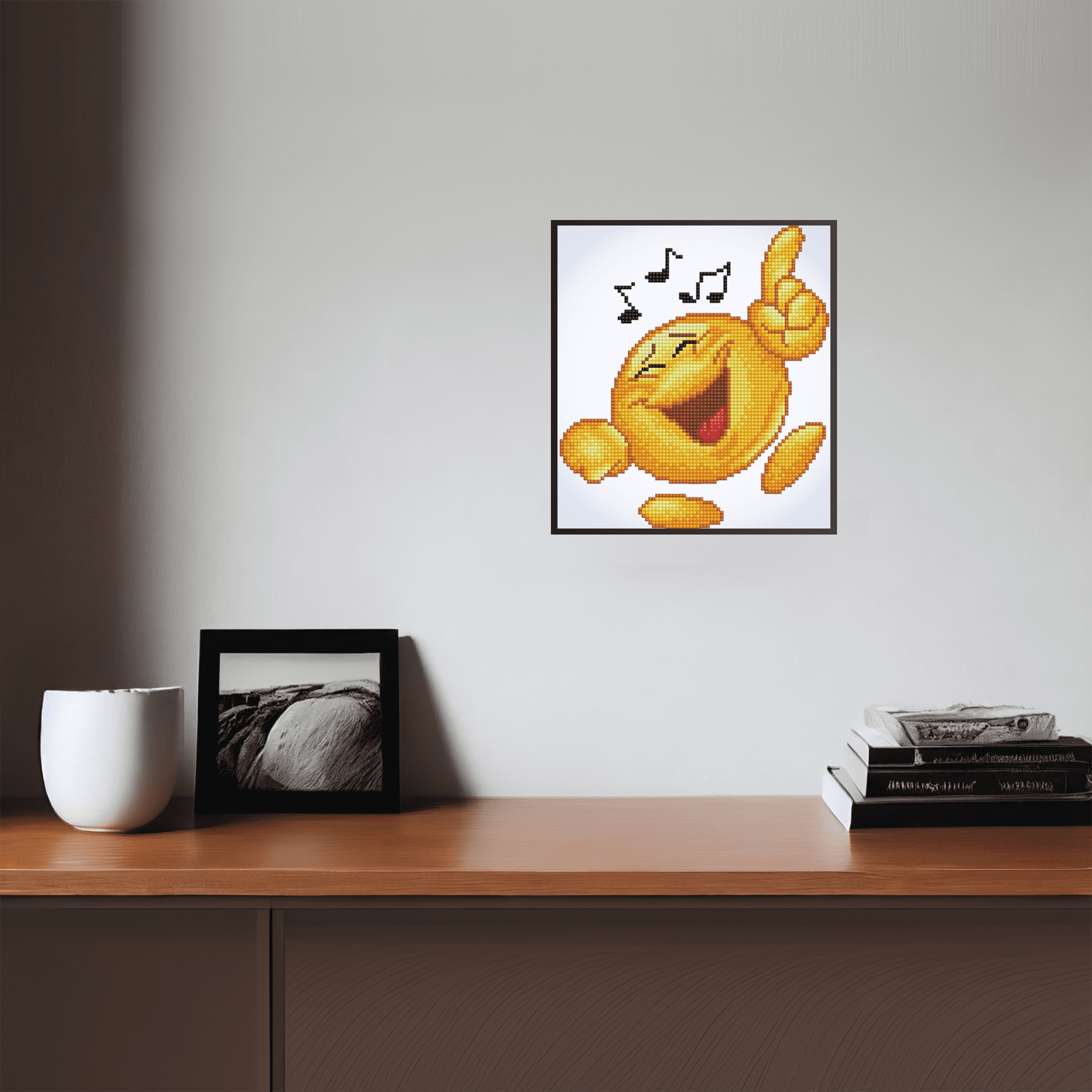 Diamond Dotz Jive'n Music Emoji Diamond Painting Kits for Adults - Diamond Art Kits a Relaxing Creative Craft Kit with Dotz Gems 10.2"x9.1"