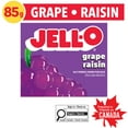 thumbnail image 1 of Poudre pour gelée Jell-O Raisin – préparation pour dessert en gélatine, 1 of 16