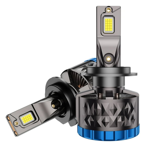 Infitary H7 LED Car Headlight 140W CANBUS Bulb 30000LM Lamp Double Copper Tube Lights for Auto