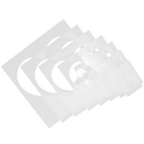 FOMIYES 8Pcs Reusable Template Stencil For Painting White Heart Shaped Wall Design