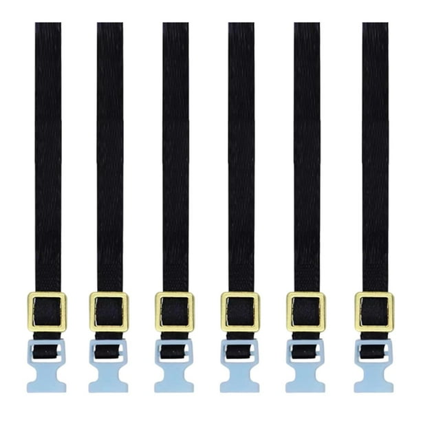 6 piezas de cuerda para portaequipajes de techo de coche RC negra 1/10 reparación de alto rendimiento resistente para Azul