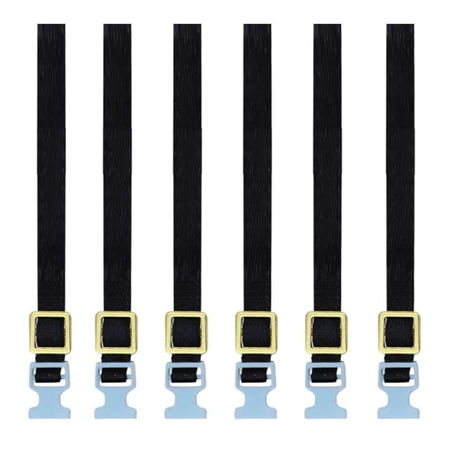TISHITA 6 Pieces Luggage Rope Roof Rack Tie Down Strap 1/10 Black for RC Car Crawler Blue