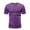 Purple, variant on Mens Shirts Short Sleeve t Shirts Summer Crew Neck Silver T-Shirts Size 2XL