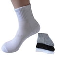 thumbnail image 6 of 5 Pairs Men Business Breathable Socks Thermal Soft Cotton Blended Casual Sport Sock, 6 of 8