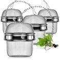 thumbnail image 1 of 4 coladores de té de acero inoxidable - Infusor de té para té suelto y especias - Infusores de té - Filtro de té, 1 of 5