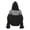 A-Black, variant on Tiweut Hoodies Women Streetwear Pullover Back Mesh Panel Loose Long Sleeve Sweatshirt Tops