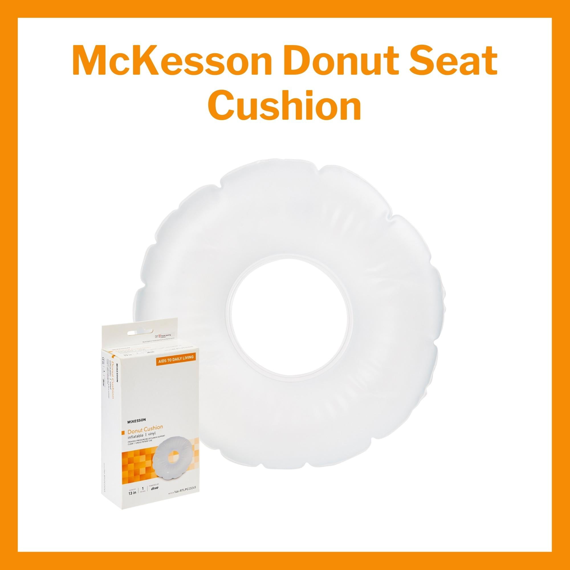 Mckesson Donut Pillow Seat Cushion For Pressure Relief : Target