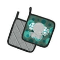 thumbnail image 2 of Polkadot Naptime Elephant Pair of Pot Holders, 2 of 2