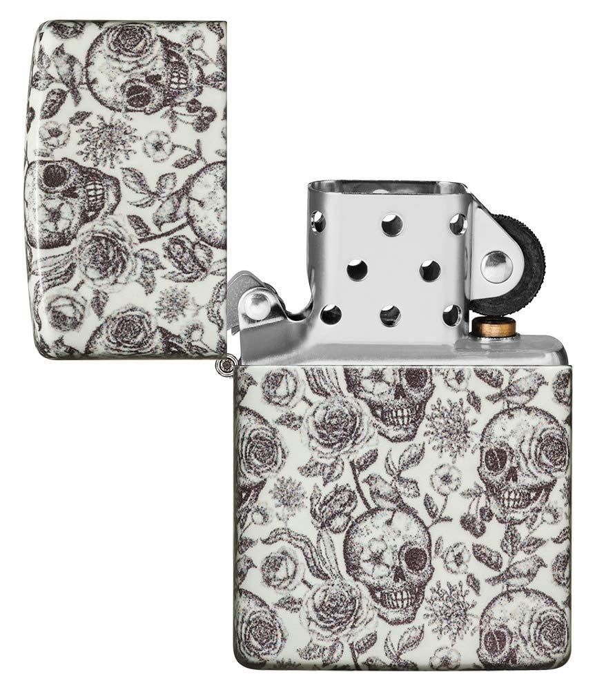 Zippo Skeleton Glow-in-the-Dark 540 Color Pocket Lighter