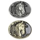 thumbnail image 3 of Advancent Hebilla de caballo única para hombres cinturón Vintage y hebilla de cinturón de cabeza de caballo occidental de aleación Retro Tela de costura y artesanía bronce, 3 of 6