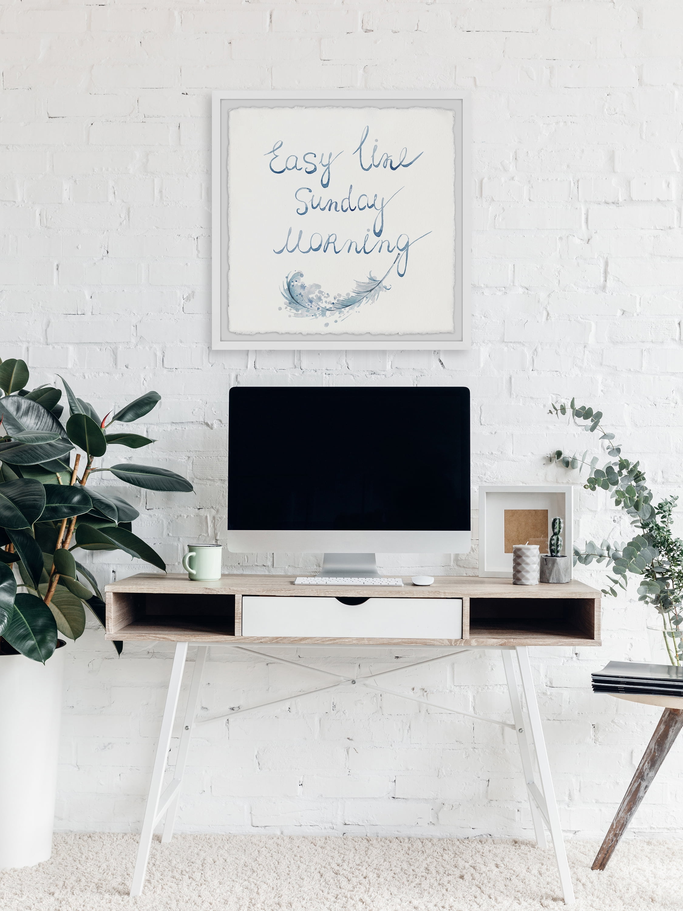 Marmont Hill Easy like Sunday Morning IV Framed Wall Art