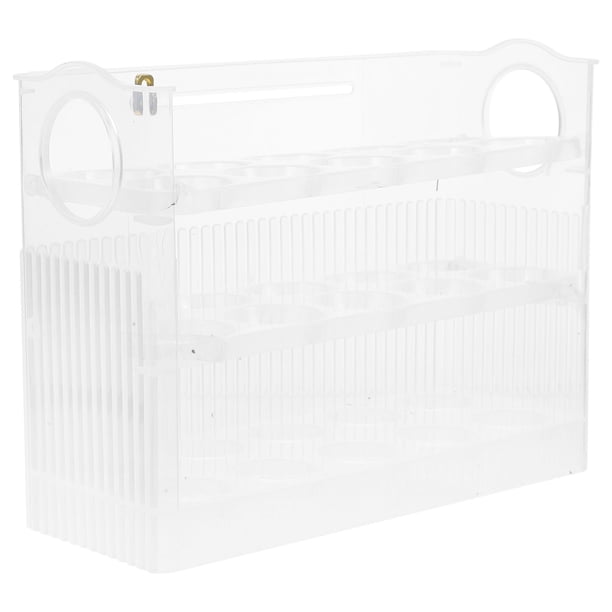 Soporte para guardar huevos en el frigorífico, rejilla para huevos de gallina, soporte para huevos de gallina de 3 capas