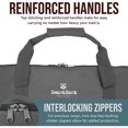 thumbnail image 3 of Bear&Bark Standard Travel Military Style Canvas Duffel Bag, 32 x 18 Inch, Gray, 3 of 5