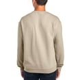 thumbnail image 6 of JERZEES - NuBlend Crewneck Sweatshirt, Men's Fleece Pullover Sweater, 8 Oz. 50/50 Cotton/Polyester, Sandstone, 2 Pack, M Size, 6 of 6