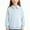 Sky Blue, variant on OGLCCG Girls' Long Sleeve Shirt Classic Solid Color Soft School Uniform Top Cotton Comfortable Button Up Shirt for Kids 4-15 Years