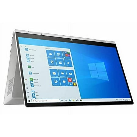 2022 HP Envy X360 15.6'' FHD Touchscreen 2-in-1 Laptop Intel i5-1135G7 Quad-Core Iris Xe Graphics 32GB RAM DDR4 1TB M.2 SSD Type-C WiFi 6 Backlit Keyboard with FP Reader Windows 10 Pro w/ USB, Silver