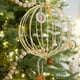 thumbnail image 5 of Adorno colgante para árbol de Navidad, guirnalda brillante, colgante decorativo para colgar. Balón de Oro, 5 of 7