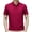 Red, variant on WREESH Men's Solid Henley Shirts Button-Loose Casual Short Sleeve Shirt a Classic Solid Color Top for Men's Daily Wear Black