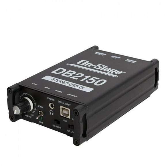 On-Stage DB2150 Passive Stereo USB DI Box
