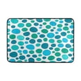 thumbnail image 5 of Oceanic Polka Dots Bathroom Accessory Sets Waterproof Shower Curtain with Anti-Slip Bath Mat Durable Combo, 5 of 7