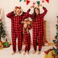 thumbnail image 3 of GYRATEDREAM Christmas Pajamas for Family Matching Cute Long Sleeve Couples Soft Sleepwear One Piece Funny Christmas Pjs Sets, 3 of 10