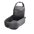 thumbnail image 1 of Perro Coche Asiento Estimular Asiento para Mediano Pequeño Tamaño Cachorro Gato Gris, 1 of 8