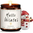 thumbnail image 1 of Hello Winter Candle - Soy Scented for Christmas, Home & Gifts, 1 of 7