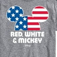 thumbnail image 3 of Disney - Americana - Red White And Mickey - Adult Short Sleeve Graphic T-Shirt, 3 of 5
