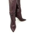 thumbnail image 3 of Vince Camuto Kashiana Mahogany Red Stiletto Slouched Knee High Heel Leather Boot (5.5, MAHOGANY RED), 3 of 6