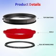 thumbnail image 4 of Aorsher Dust Bin Fixed Sealing Ring Replacement Parts Compatible with V10 SV12 Cordless Vacuum Cleaner,Dust Bucket Accessories, 4 of 13