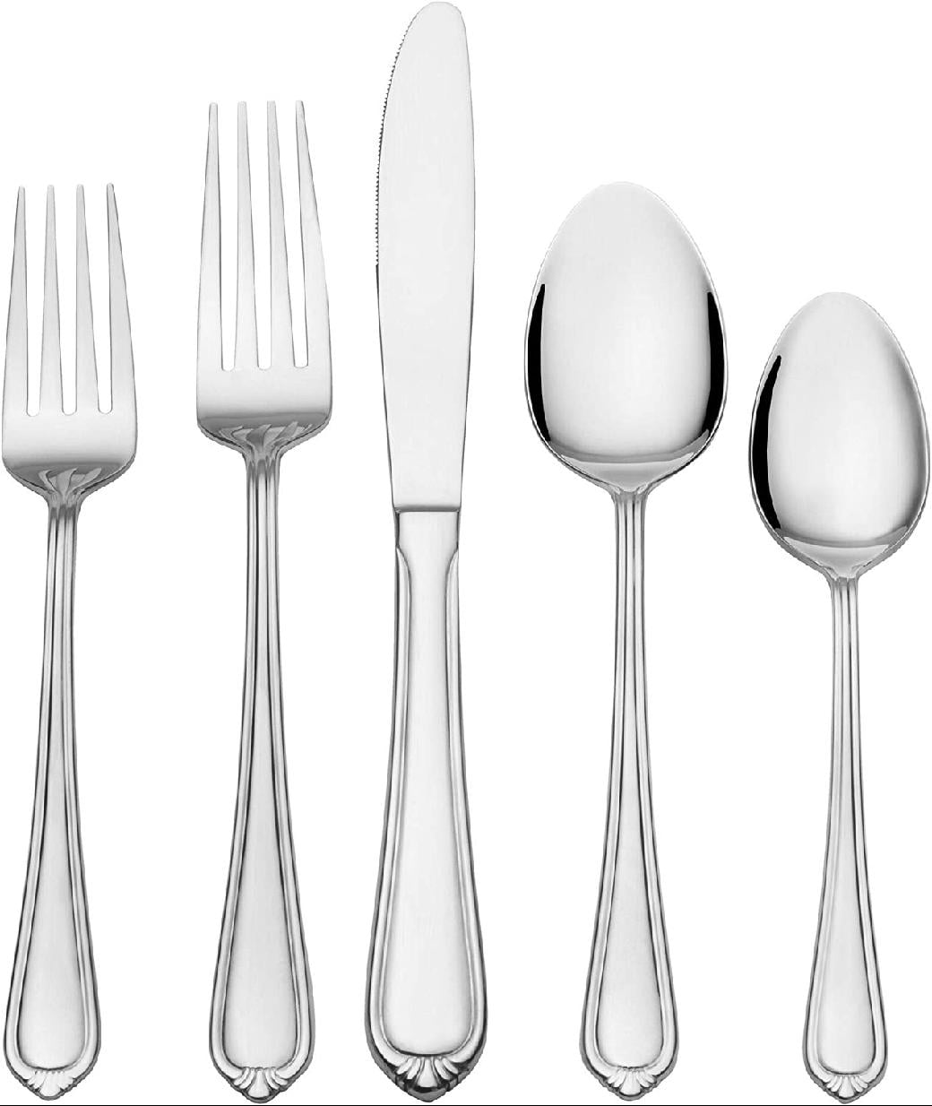 Yvonne 20Piece 18/0 Stainless Steel Flatware Set