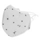 thumbnail image 4 of 4 Uds. Cubierta protectora para la boca transpirable para adultos Unisex a prueba de polvo cubierta protectora de respiración lavable gris, 4 of 8