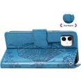 thumbnail image 6 of Compatible with iPhone 11 Wallet Case for Women, Leather Flip Folio with Kickstand Magnetic and Card Holder Protective Case for iPhone 11 Butterfly Blue SD, 6 of 17