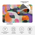 thumbnail image 4 of Colorful Geometric Doormat Outdoor Entrance 24"x36", Contemporary Abstract Artwork Absorb Moisture Dirt Door Mats, Non-Slip Rubber Backing Floor Mats Indoor, Low-Profile Front Door Rugs, 4 of 9