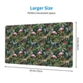thumbnail image 2 of Naloa Flamingos And Palm Leaves Gaming Mouse Pad Large Mouse Mat Long Extended Desk Pad Non-Slip Rubber Mice Pads Stitched Edges Thin Pad (16x29.5 Inch), 2 of 8