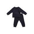 thumbnail image 6 of Toddler Casual Clothes Baby Girls Boys Solid Color Thicken Twist Knit Sweater Shirt Top Long Pant Fall Winter Warm Outfits Sets, 6 of 9
