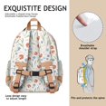 thumbnail image 5 of Floral student backpack, lightweight, waterproof, multiple compartments, perfect for school or gifting occasions., 5 of 6