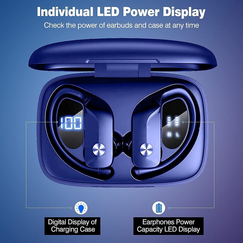 2023 Bluetooth 5.0 TWS Gaming Earbuds 13mm Drivers Noise Canceling Built-in Mic