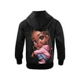 thumbnail image 2 of TooCoolBlack Big Girls' Zip Up Hoodie (Model H58) (Size:12-13Y;), 2 of 2
