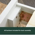 thumbnail image 4 of Rest Haven Shadowood Shiplap Platform Bed, Full, White, 4 of 14