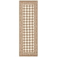 thumbnail image 3 of SAFAVIEH Chelsea Marilou Checkered Wool Area Rug, Brown/Ivory, 1'8" x 2'6", 3 of 8