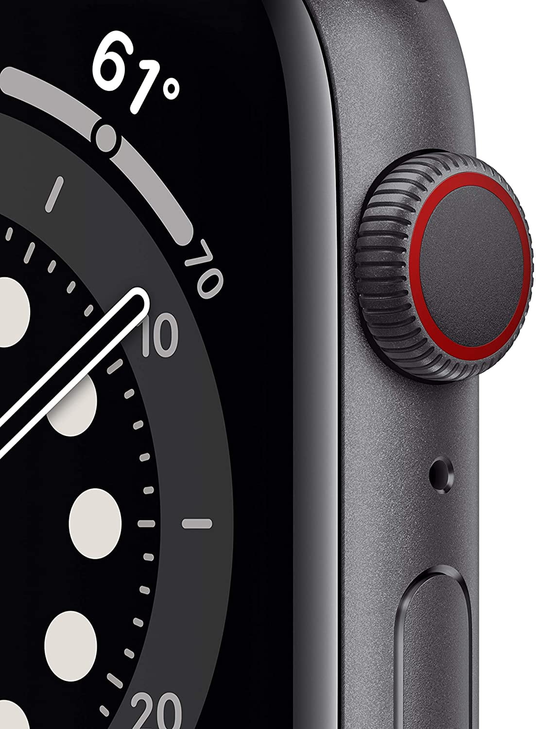 Open Box APPLE WATCH SERIES 6 GPS Cellular 44mm SPACE GRAY ALUMINUM CASE M07H3LL/A